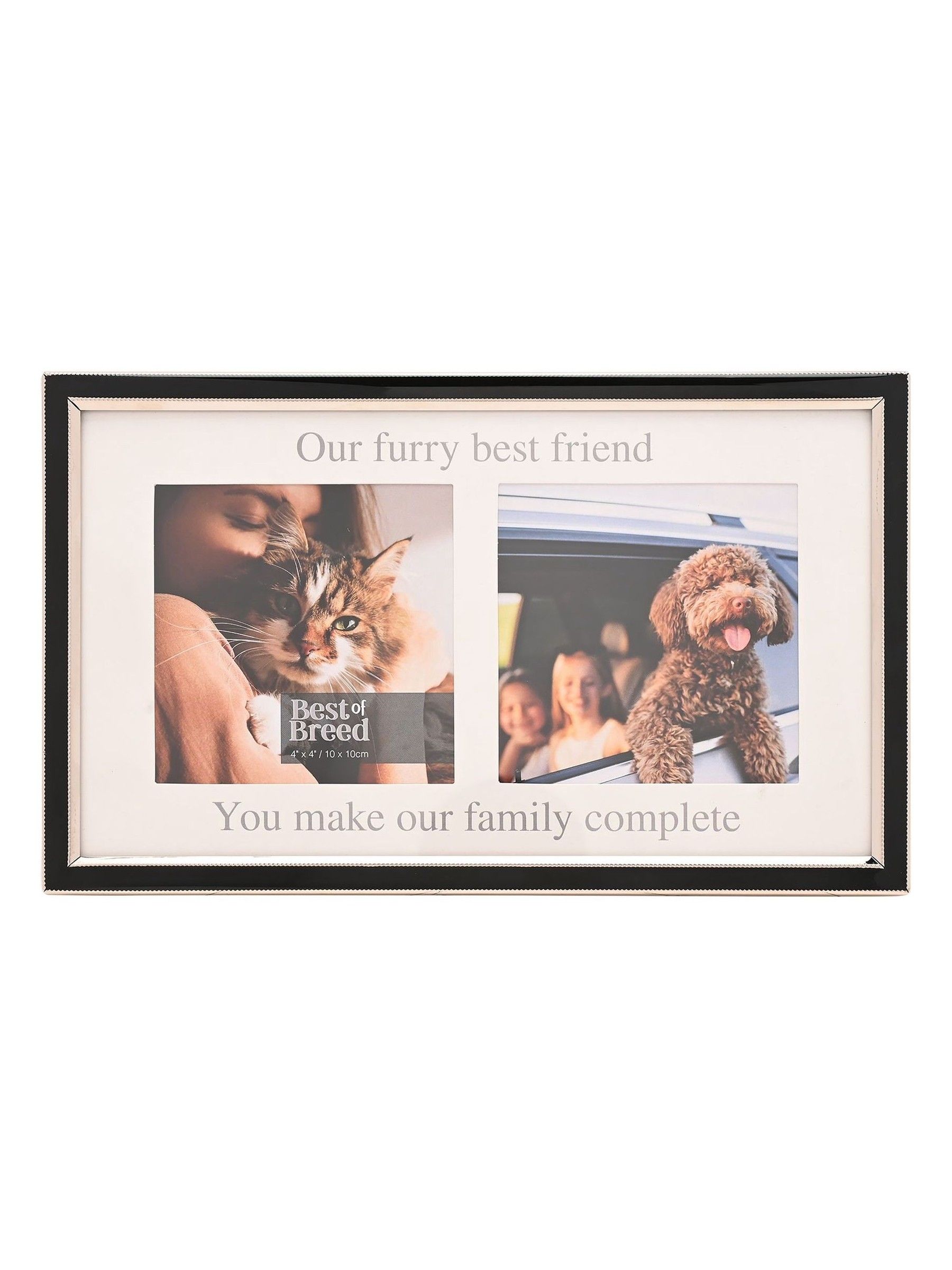 Best Of Breed Unisex White Widdop Our Furry Best Friend 2 Aperture Photo Frame