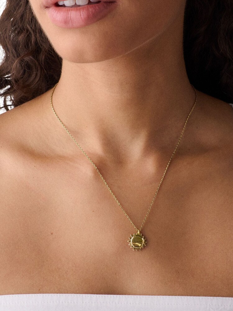 Kate Spade Gold Tone You Are My Sunshine Necklace - Image 3 of 3