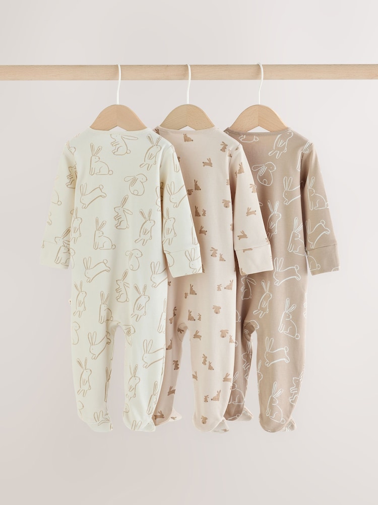 Srpskohrvatski / srpskohrvatski - Dvosmerni rar Beba Sleepsuits 3 Pack (0-2god) - Slika 2 od 8