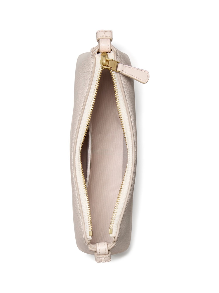 Kate Spade Cream Loop Pebbled Leather Cross-Body Bag - Image 6 of 6