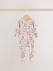 Blue Brunch - Pijamale Baby cu fermoar dublu, pachet de 3 (0luni -3ani) - Imaginea 4 din 8