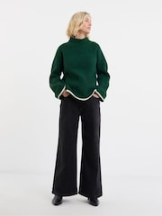 JD Williams Pullover mit geripptem abgestuftem Saum - Bild 1 von 4