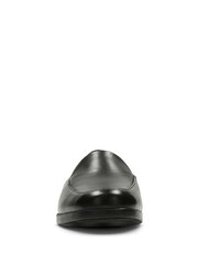 Clarks Black Georgia Leather Shoes - Image 5 of 7