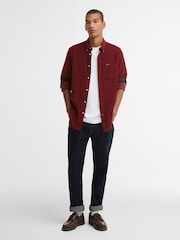 Barbour® Burgundy Red Ramsey Tailored Cord Shirt - Image 2 of 5