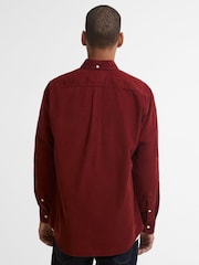 Barbour® Burgundy Red Ramsey Tailored Cord Shirt - Image 3 of 5
