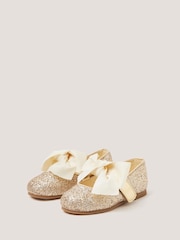 Monsoon Glitter Bow Mary Jane Ballet Flats - 3의 이미지 2