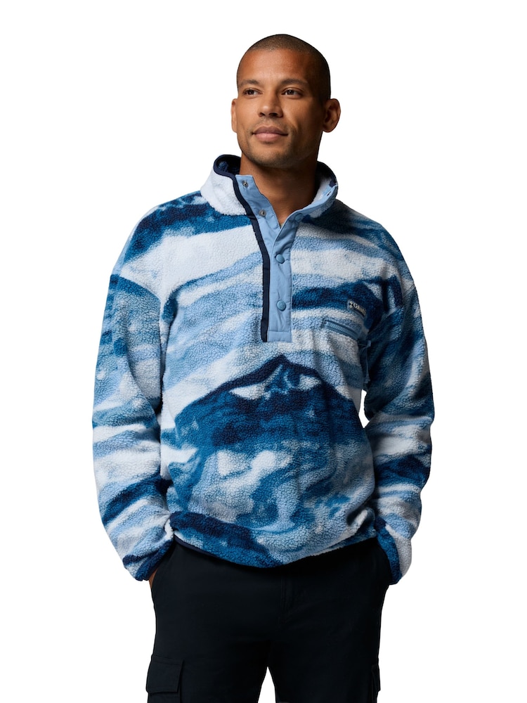 Columbia Blue Helvetia™ II Printed Half Snap Fleece - Image 1 of 4