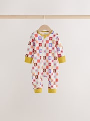 Bright Star Two Way Zip Baby Sleepsuits 3 Pack (0mths-3yrs) - Image 3 of 9