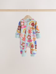 Bright Star Two Way Zip Baby Sleepsuits 3 Pack (0mths-3yrs) - Image 4 of 9