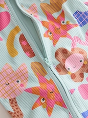 Bright Star Two Way Zip Baby Sleepsuits 3 Pack (0mths-3yrs) - Image 9 of 9