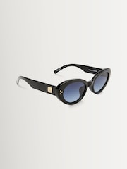 Le Specs Black Tootsie Sunglasses - Image 1 of 5