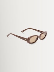 Le Specs Brown Outta Love Sunglasses - Image 1 of 5