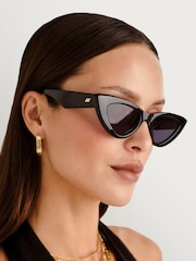 Le Specs Black Hypnosis Sunglasses - Image 2 of 5