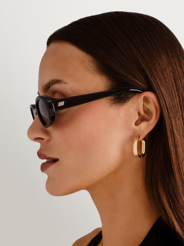 Le Specs Black Outta Love Sunglasses - Image 2 of 5