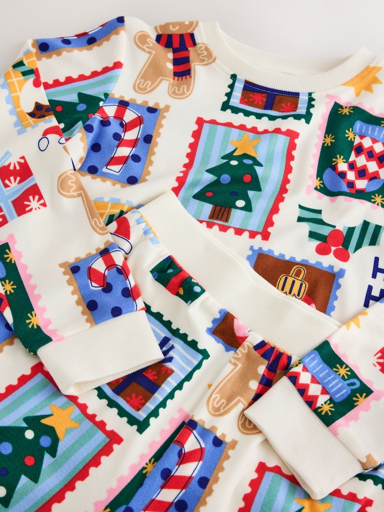 Ecru Family Christmas Matching Pyjamas Set (9mths-16yrs) - Image 3 of 3