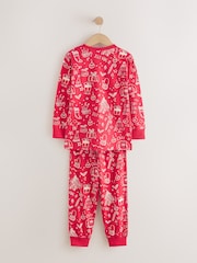 Red All Over Print Christmas Matching Family Pyjamas (9mths-16yrs) - Image 7 of 9
