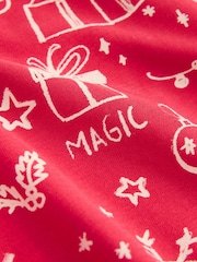 Red All Over Print Christmas Matching Family Pyjamas (9mths-16yrs) - Image 8 of 9