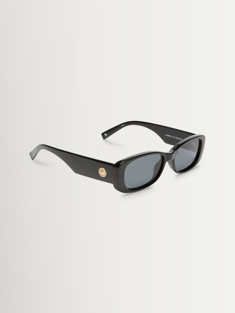 Le Specs Black Unreal Sunglasses - Image 1 of 5