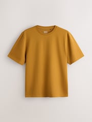 White/Olive/Green/Stone/Purple/Yellow Regular Fit Essential Cotton T-Shirts 6 Pack - Image 3 of 17