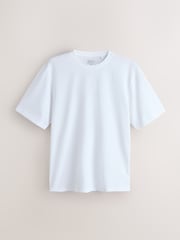 White/Olive/Green/Stone/Purple/Yellow Regular Fit Essential Cotton T-Shirts 6 Pack - Image 6 of 17