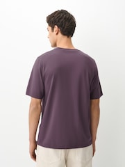 Purple Grape Regular Fit Essential Crew Neck Cotton T-Shirt - Image 3 of 8