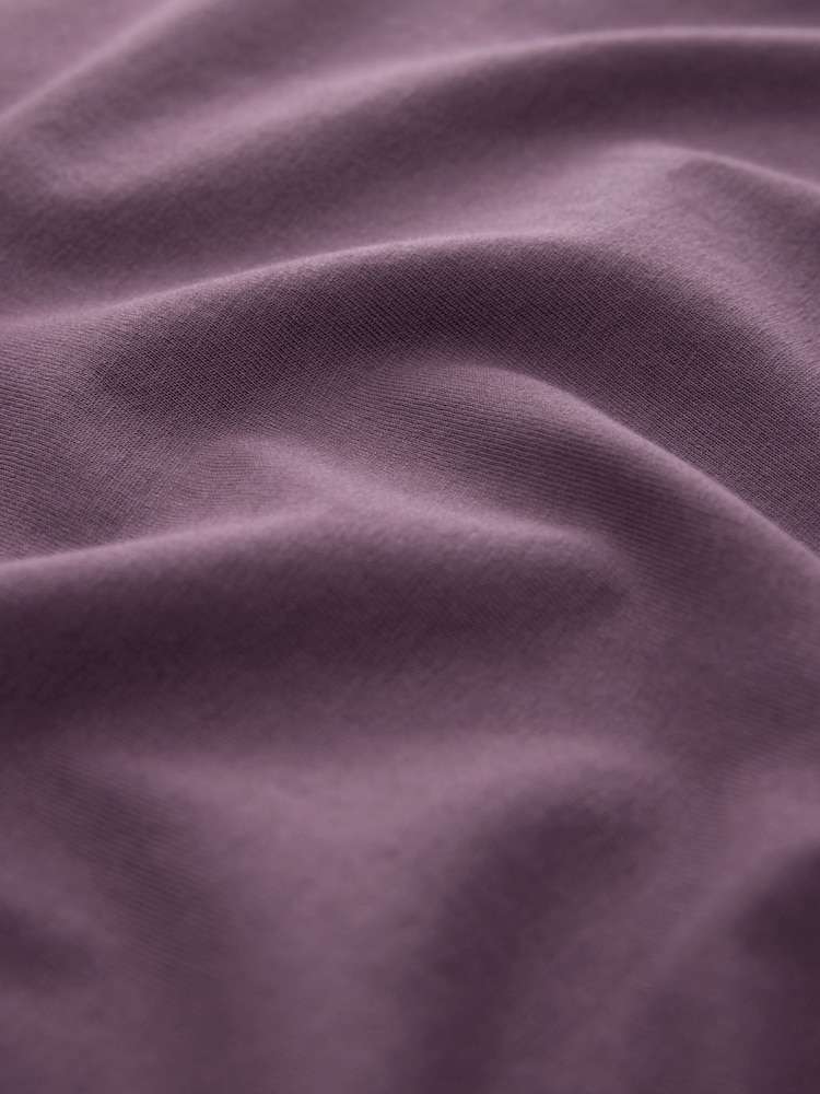 Purple Grape Regular Fit Essential Crew Neck Cotton T-Shirt - Image 8 of 8 Purple Grape Regular Fit Essential Crew Neck Cotton T-Shirt - Image 8 of 8