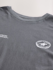 Grey Stamps Relaxed Fit US Postal Service License Graphic T-Shirt - Image 10 of 10