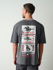 Grey Stamps Relaxed Fit US Postal Service License Graphic T-Shirt - Image 4 of 10