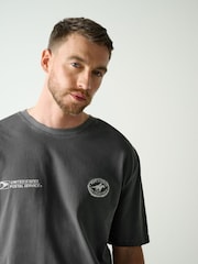 Grey Stamps Relaxed Fit US Postal Service License Graphic T-Shirt - Image 5 of 10