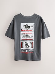 Grey Stamps Relaxed Fit US Postal Service License Graphic T-Shirt - Image 7 of 10