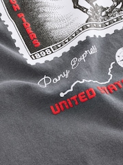 Grey Stamps Relaxed Fit US Postal Service License Graphic T-Shirt - Image 9 of 10