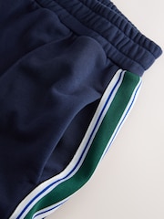 Navy Side Stripe Wide Leg Joggers - Image 3 of 7
