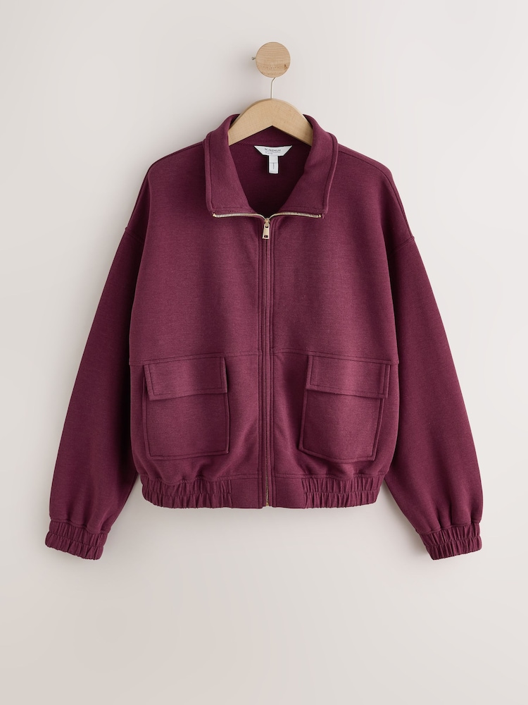 Wine N.Premium Slinky Utility Jacket - Image 5 of 5