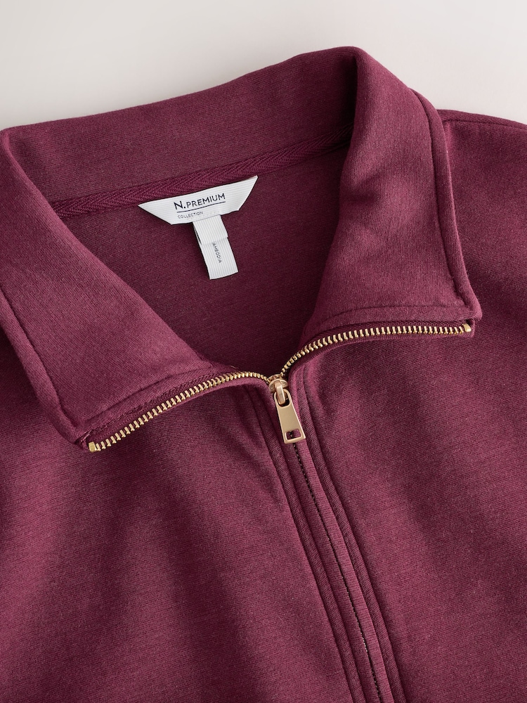 酒紅色 - N. Premium Slinky Utility Jacket - 圖片 9/9