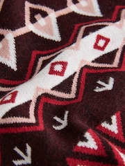 Vino Fair Isle - Cárdigan acogedor con cremallera - Imagen 7 de 8