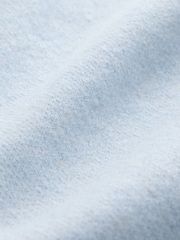 Blue Crew Neck Knit Look Jumper - Image 6 of 7