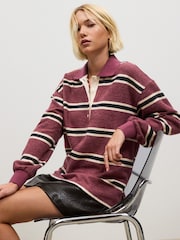 Pink Striped Cosy Rugby Top - Image 3 of 8