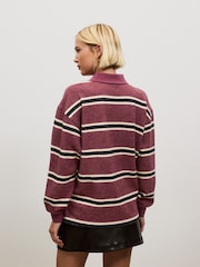 Pink Striped Cosy Rugby Top - Image 4 of 8