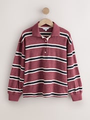 Pink Striped Cosy Rugby Top - Image 6 of 8