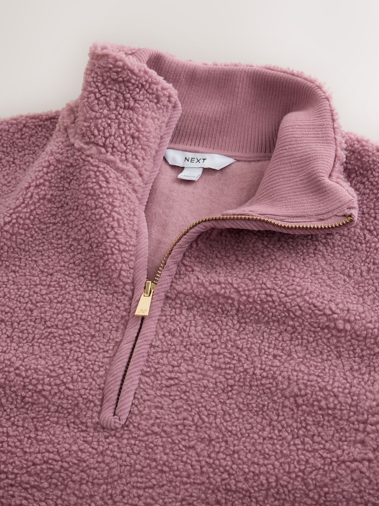 Rosa - Quarter Zip Borg Jacket - Bild 2 von 3