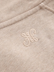 Neutral Marl Quarter Zip Sweatshirt - Image 8 of 9