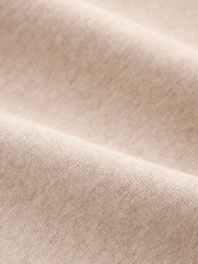 Neutral Marl Quarter Zip Sweatshirt - Image 9 of 9