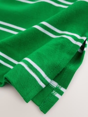 Green Stripe - Pang-itaas na may Crew Neck na may Mahabang Manggas - Larawan 8 ng 9