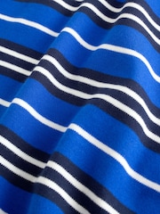 Blue Stripe Crew Neck Long Sleeve Top - Image 8 of 9