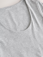 Grey Fitted Crew Neck Long Sleeve T-Shirt - Image 2 of 3