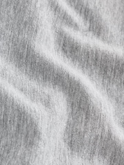 Grey Fitted Crew Neck Long Sleeve T-Shirt - Image 3 of 3