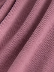 Mauve Purple N. Premium Open Collar Long Sleeve Top - Image 6 of 6