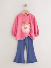 Rose pomme - Ensemble Manches longues Top et Leggings (3mths-7yrs) - Image 6 de 11