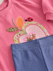 Rose pomme - Ensemble Manches longues Top et Leggings (3mths-7yrs) - Image 8 de 11