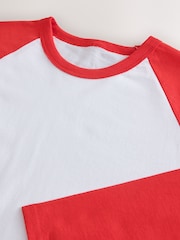 Red Long Sleeve Raglan T-Shirt - Image 2 of 3